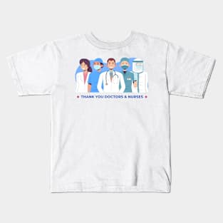 Thank You Doctors & Nurses Corona Kids T-Shirt